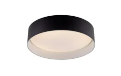 LED-Deckenleuchte Tavoli, schwarz, inkl. Fernbedienung