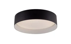 LED-Deckenleuchte Tavoli, schwarz, inkl. Fernbedienung
