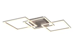 LED-Deckenleuchte Trail, titanfarbig, inkl. Schwenkfunktion