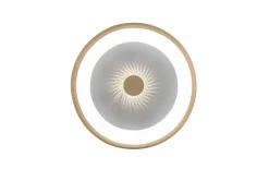 LED-Deckenleuchte Vertigo, messing, 45 cm