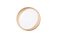 LED-Deckenleuchte Zeta, schwarz/gold, 48,5 cm