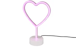 LED-Deko-Tischleuchte Heart, weiß, 30 cm
