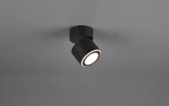 LED-Ein-/Aufbauspot Taurus, schwarz matt, 8 cm