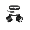 LED-Ein-/Aufbauspot Taurus, schwarz matt, 18 cm