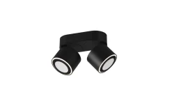 LED-Ein-/Aufbauspot Taurus, schwarz matt, 18 cm