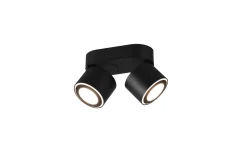LED-Ein-/Aufbauspot Taurus, schwarz matt, 18 cm