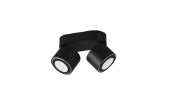 LED-Ein-/Aufbauspot Taurus, schwarz matt, 18 cm