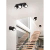 LED-Ein-/Aufbauspot Taurus, schwarz matt, 27 cm