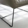 Leder Sessel Barna, grau