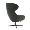Leder Sessel Match it, graniet, inkl. Drehfunktion