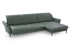 Leder Wohnlandschaft Mirum, opal