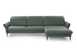 Leder Wohnlandschaft Mirum, opal
