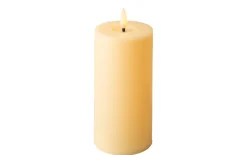 LED Kerze, creme/warmweiß, 17 cm