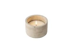 LED Kerze, grau, 8 cm