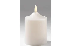 LED Kerze, warmweiß, 12,5 cm