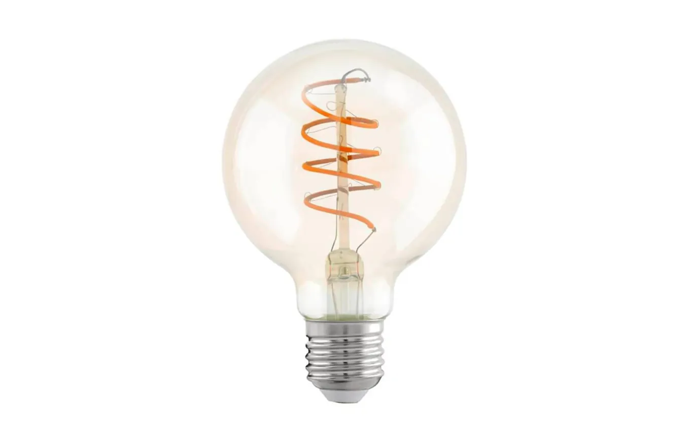 LED-Leuchtmittel G80 Spirale 4 W/E27/270 lm, amber