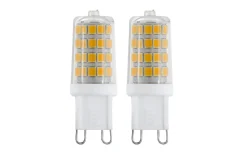LED-Leuchtmittel 3 W/G9/320 lm, klar, 2er Pack