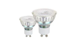 LED-Leuchtmittel 3,3 W/GU10/250 lm, klar, 2er Pack