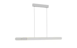 LED-Pendelleuchte Adriana Round, weiß, inkl. Funktionen