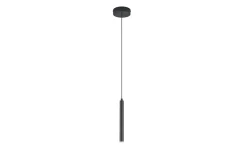 LED-Pendelleuchte Calina, schwarz, 150 cm, inkl. Funkfernbedienung