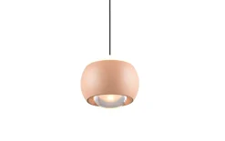 LED-Pendelleuchte Cannon, peach, 1-flammig, inkl. Höhenverstellung