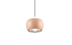 LED-Pendelleuchte Cannon, peach, 1-flammig, inkl. Höhenverstellung