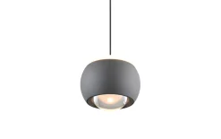 LED-Pendelleuchte Cannon, weiß, 1-flammig, inkl. Höhenverstellung
