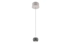 LED-Pendelleuchte Cannon, weiß, 1-flammig, inkl. Höhenverstellung