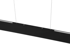 LED-Pendelleuchte CCT Galway, schwarz, inkl. Höhenverstellung