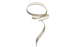 LED-Pendelleuchte Cinque Cisenna, beige