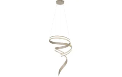 LED-Pendelleuchte Cinque Cisenna, beige