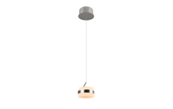 LED-Pendelleuchte Dios, nickelfarbig, 1-flammig