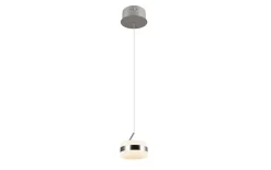 LED-Pendelleuchte Dios, nickelfarbig, 1-flammig