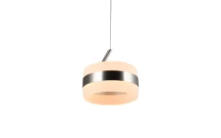 LED-Pendelleuchte Dios, nickelfarbig, 1-flammig