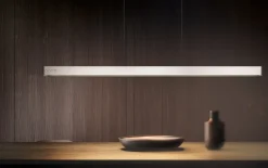 LED-Pendelleuchte Donegal, nickel, inkl. Fernbedienung