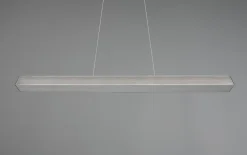 LED-Pendelleuchte DUOline in nickel matt, 90 cm