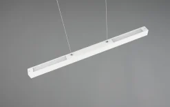 LED-Pendelleuchte DUOline in weiß matt, 90 cm