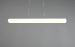 LED-Pendelleuchte DUOline in weiß matt, 90 cm