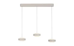 LED-Pendelleuchte Elmo, sandfarbig