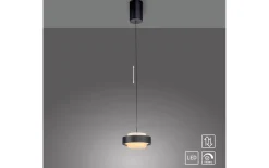LED-Pendelleuchte Elmo, schwarz