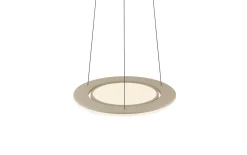 LED-Pendelleuchte Haley, sandfarbig, inkl. CCT und Höhenverstellung