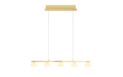 LED-Pendelleuchte Jane, champagner