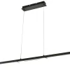 LED-Pendelleuchte Ling, schwarz, 110 cm