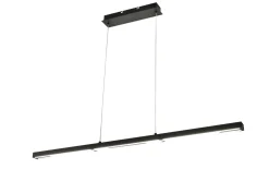 LED-Pendelleuchte Ling, schwarz, 110 cm