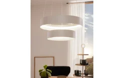 LED-Pendelleuchte Loop, weiß, inkl. stufenloser Höhenverstellung