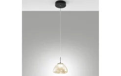 LED-Pendelleuchte Lucille, cognac, inkl. CCT Funktion