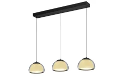 LED-Pendelleuchte Luxxo, grau, 3-flammig, inkl. Fernbedienung