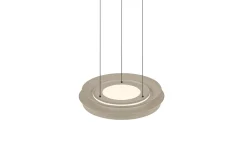 LED-Pendelleuchte Lys, sandfarbig, inkl. CCT und Höhenverstellung