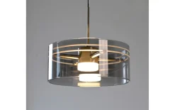 LED-Pendelleuchte Mondo Karena, stahlfarbig, 1-flammig, inkl. Memoryfunktion