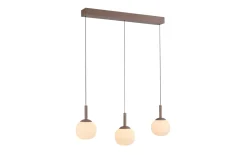LED-Pendelleuchte Nami, sandfarbig, 3-flammig, inkl. Comfort-Lift Funktion